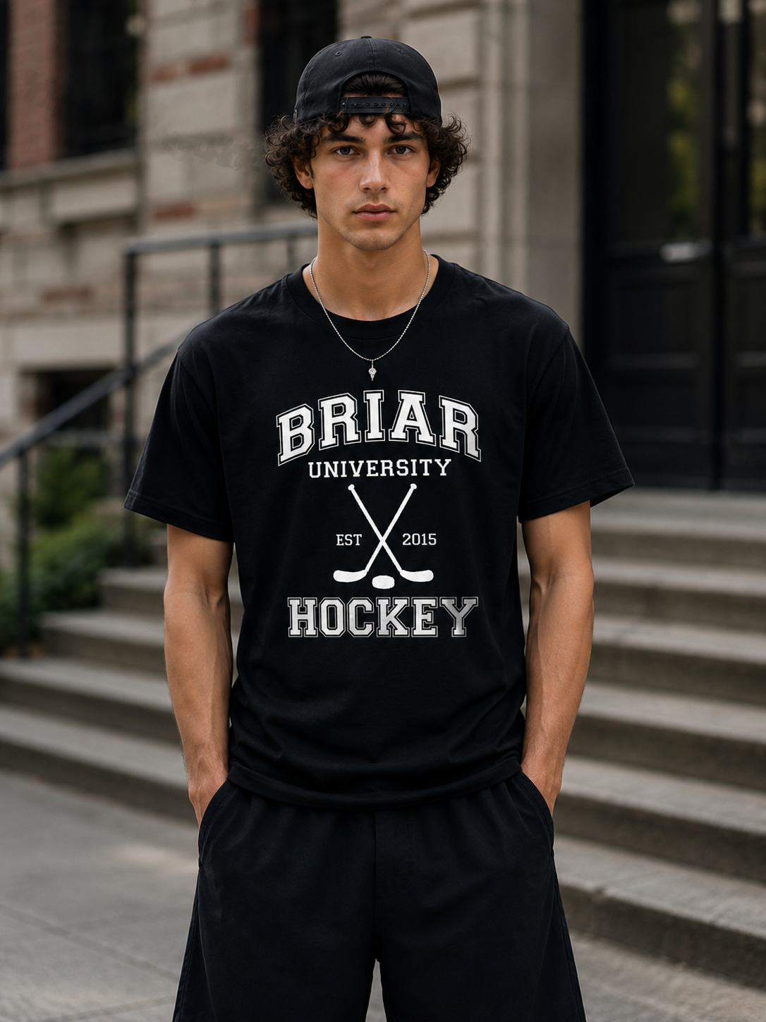 ‌Off Campus Briar University Team Merch T-Shirt Women Men Casual Crewneck Short Sleeve Fashion Tee