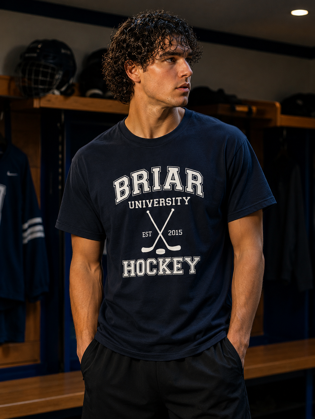 ‌Off Campus Briar University Team Merch T-Shirt Women Men Casual Crewneck Short Sleeve Fashion Tee