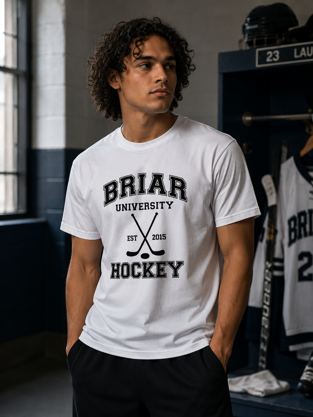 ‌Off Campus Briar University Team Merch T-Shirt Women Men Casual Crewneck Short Sleeve Fashion Tee