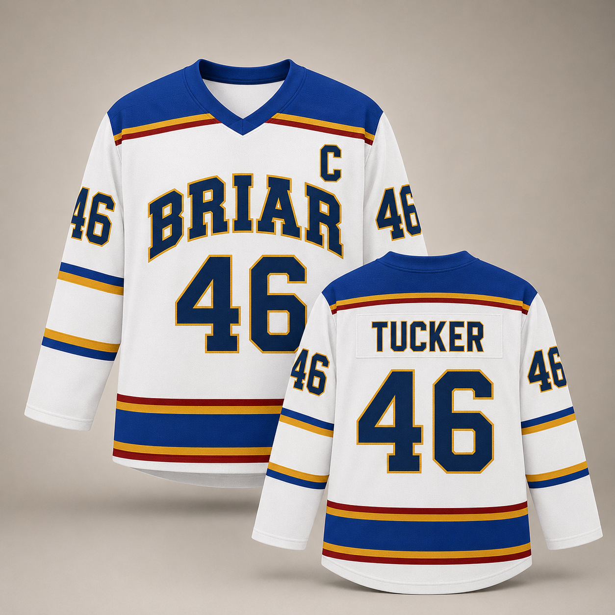 Off Campus Senior White Jersey - Briar University