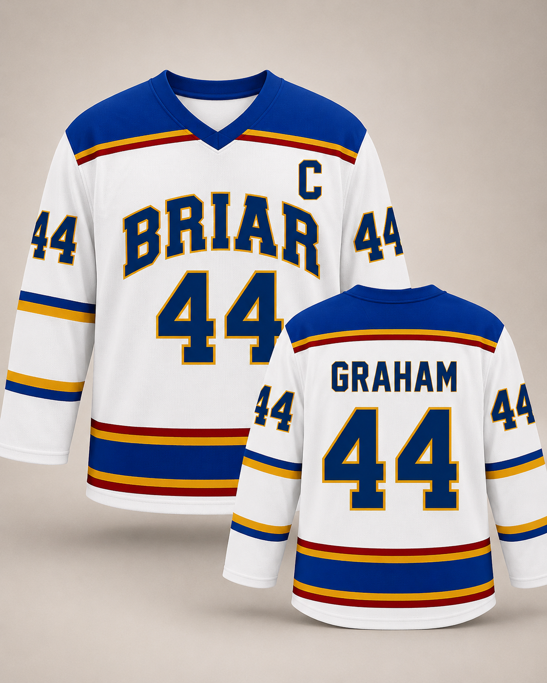 Off Campus Senior White Jersey - Briar University