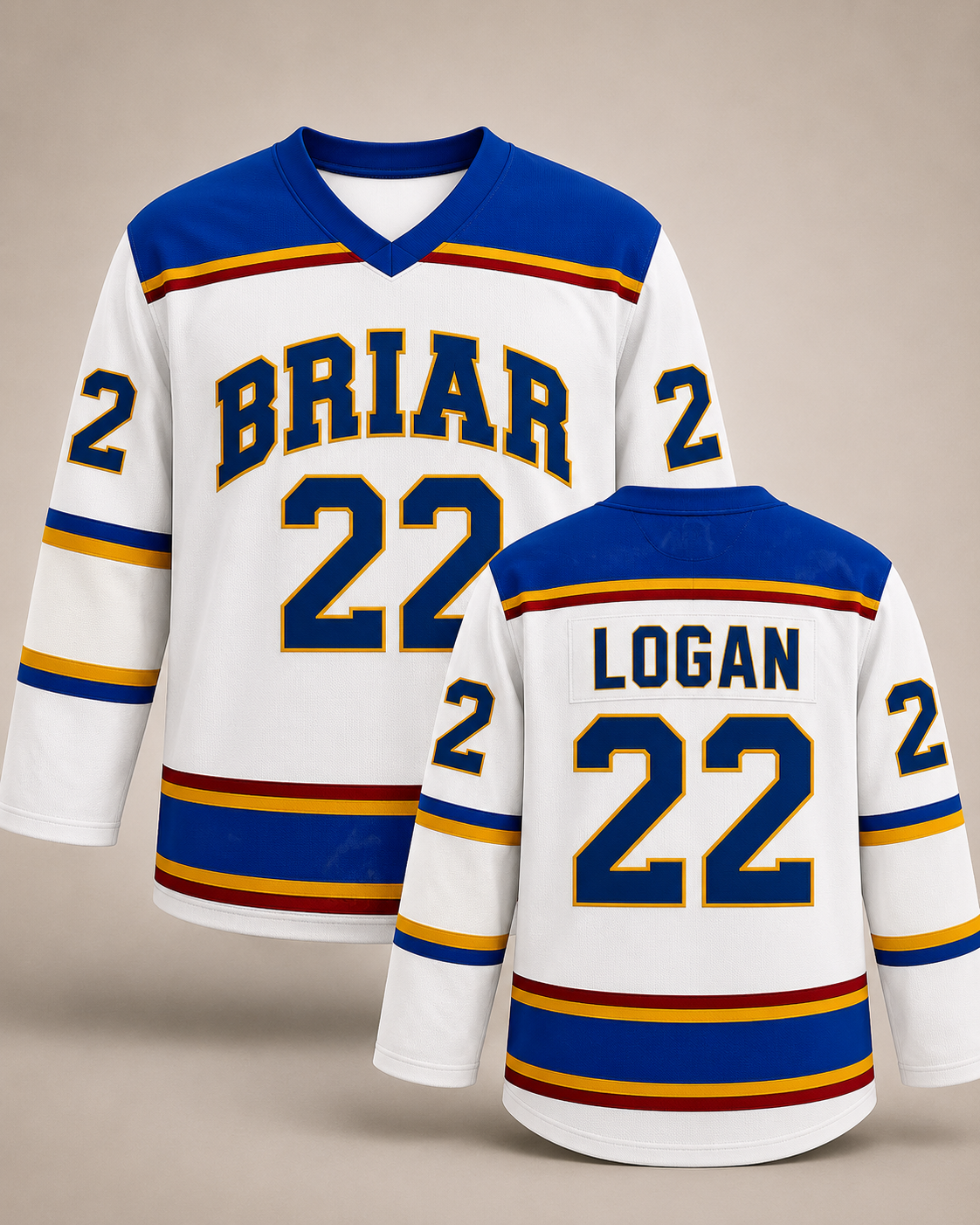 Off Campus Senior White Jersey - Briar University