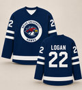Off Campus Replica Blue Jersey - Briar University