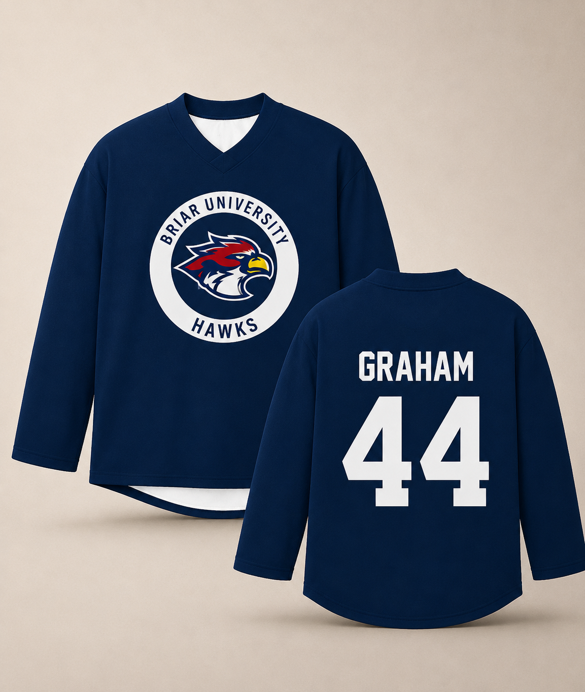 Off Campus Senior Hockey Practice Jersey - Briar University