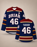Off Campus Replica Blue Jersey - Briar University