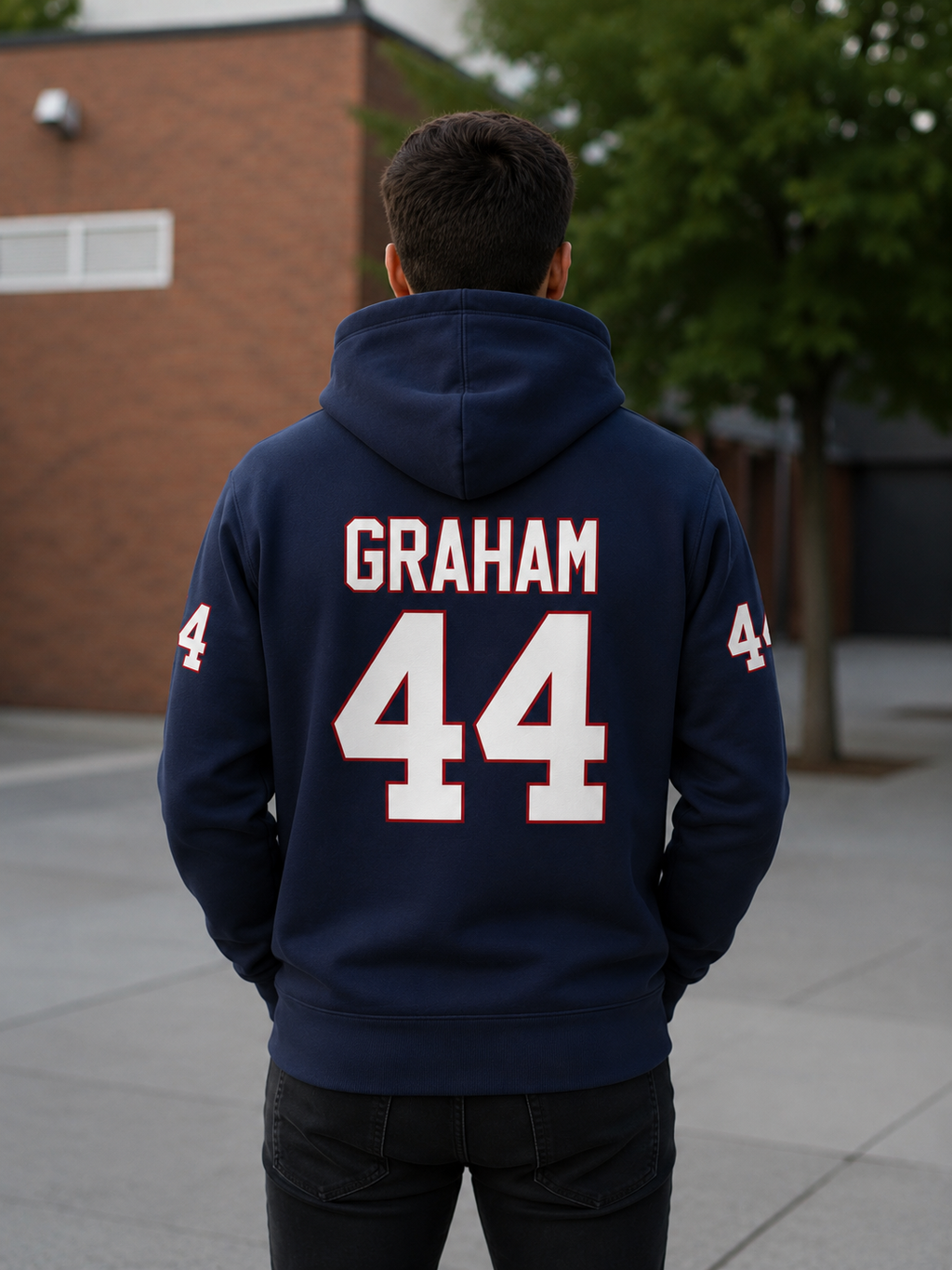 Graham 44 Off Campus TV Series Briar University Hockey Hoodies Men Women Clothing Casual Loose Long Sleeves Hooded Sweatshirts
