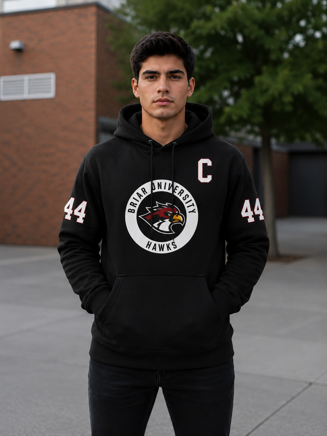 Graham 44 Off Campus TV Series Briar University Hockey Hoodies Men Women Clothing Casual Loose Long Sleeves Hooded Sweatshirts