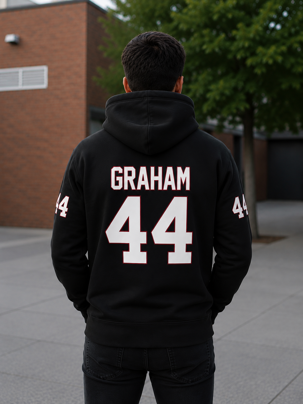 Graham 44 Off Campus TV Series Briar University Hockey Hoodies Men Women Clothing Casual Loose Long Sleeves Hooded Sweatshirts