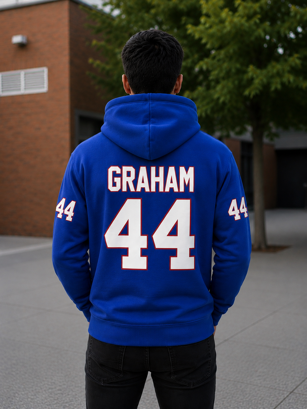 Graham 44 Off Campus TV Series Briar University Hockey Hoodies Men Women Clothing Casual Loose Long Sleeves Hooded Sweatshirts