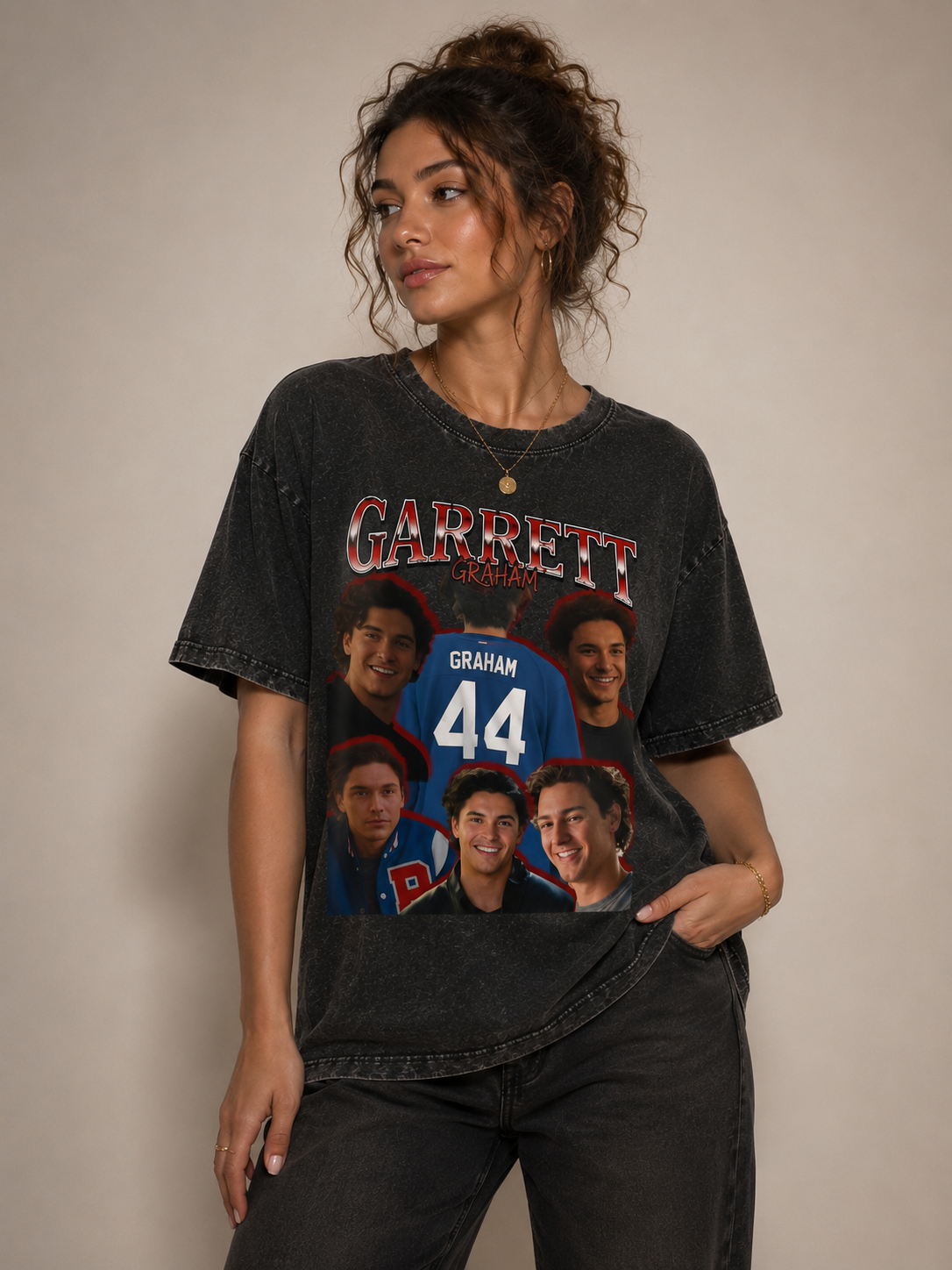 Vintage Washed Cotton T-Shirt – Off Campus Inspired