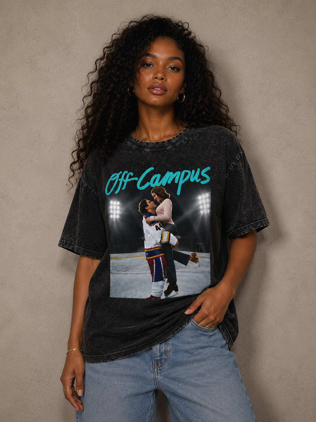 Vintage Washed Cotton T-Shirt – Off Campus Inspired