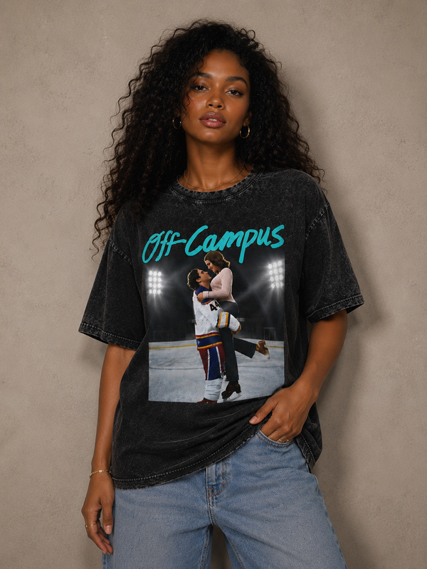 Vintage Washed Cotton T-Shirt – Off Campus Inspired