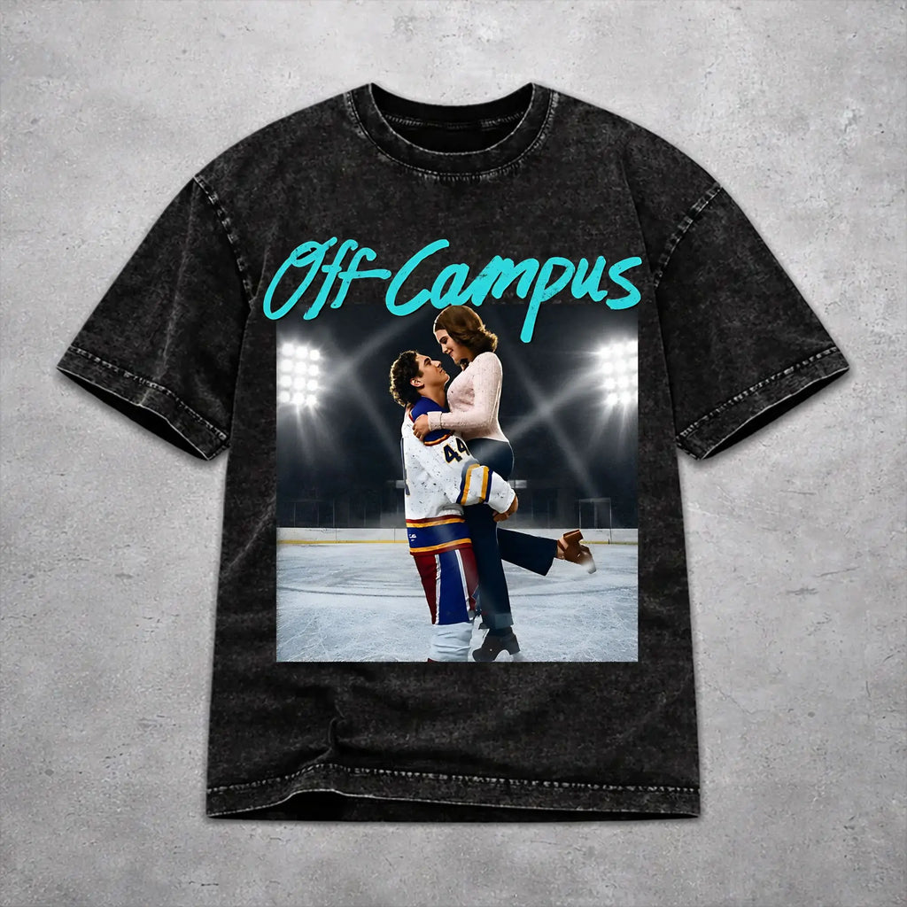 Vintage Washed Cotton T-Shirt – Off Campus Inspired